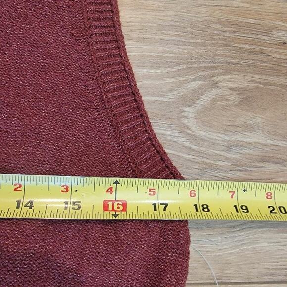 NWT Anthropologie Daily Practice Jumpsuit Women's Knit Large Dark Auburn - Picture 10 of 12